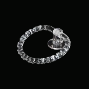 Acrylic Towel Ring -  Twisted